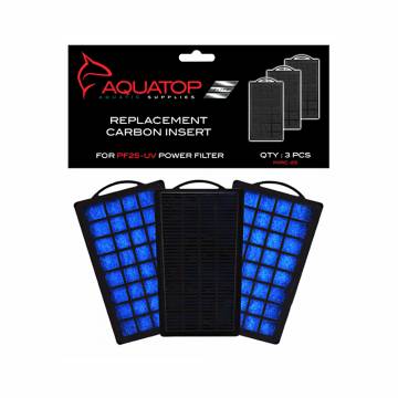 AQUATOP MIRC-25 Aquarium Carbon Cartridge for PF25-UV Hang On UV Filter